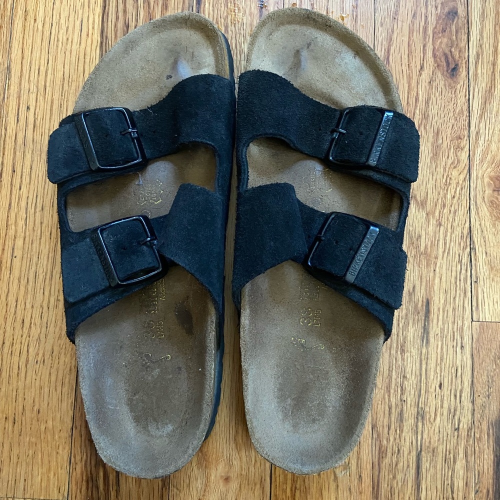 Arizona suede birkenstocks